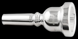 Schilke Symphony trombone mouthpiece, silver plated