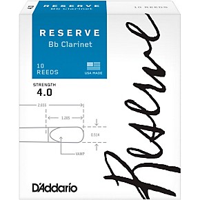 D'Addario (Rico) Reserve Bb clarinet reeds