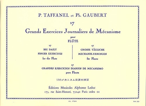 Taffanel & Gaubert 17 Grands Exercices