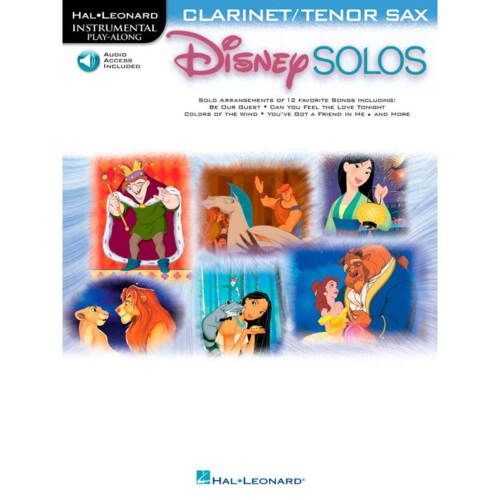 Disney Solos for Clarinet and Tenor sax
