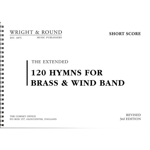 120 Hymns for Brass Band Short Score A4