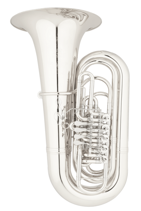 Eastman EBB825VGS Professionel BBb-Tuba 5/4 (Forsølvet)