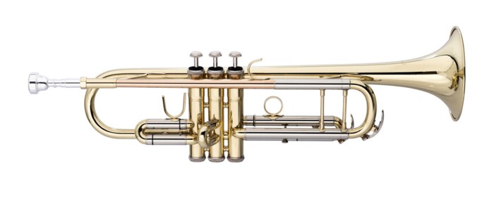 Stagg LV-TR5205 Bb Trompet, ML-Bore, Leadpipe i Gold Brass, med Soft Case