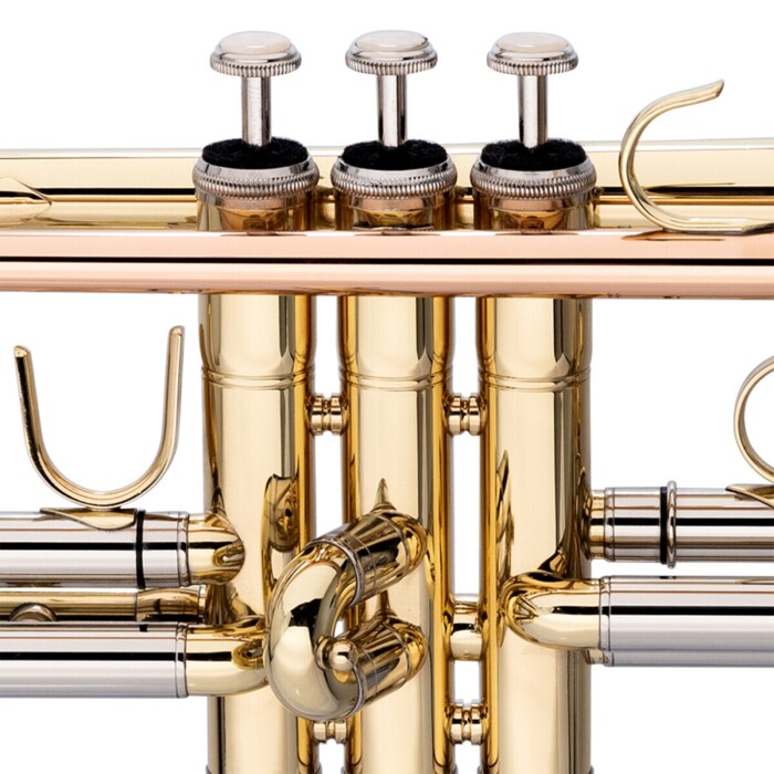 Stagg LV-TR5205 Bb Trompet, ML-Bore, Leadpipe i Gold Brass, med Soft Case