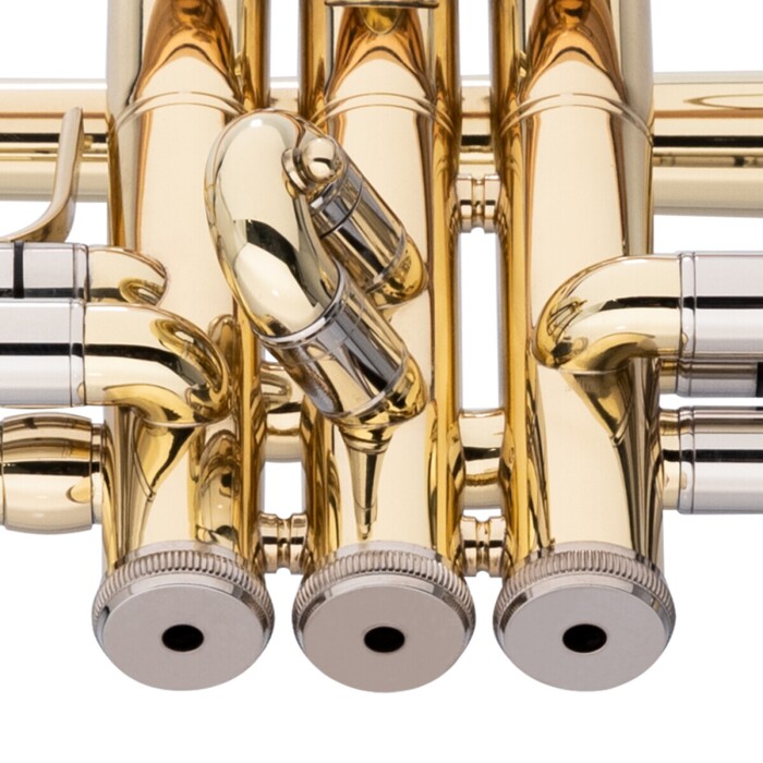 Stagg LV-TR5205 Bb Trompet, ML-Bore, Leadpipe i Gold Brass, med Soft Case