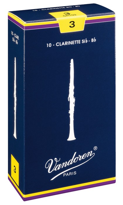 Vandoren Traditional Bb clarinet reeds