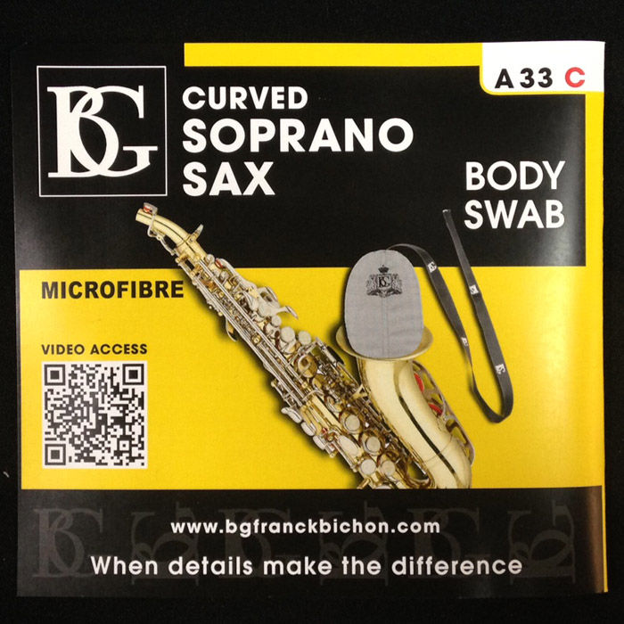 BG A33C swab for curved soprano