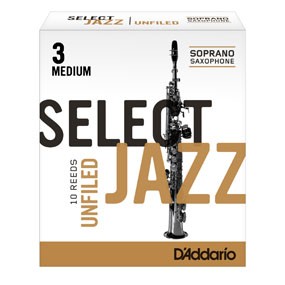 Daddario Select Jazz Unfiled sopransax blade