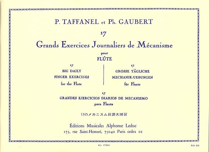 Taffanel & Gaubert 17 Grands Exercices