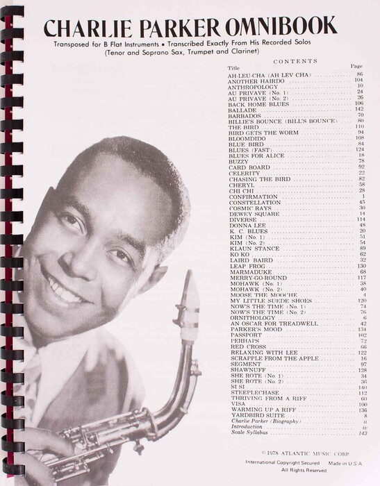 Charlie Parker Omnibook for Bb-instrumenter