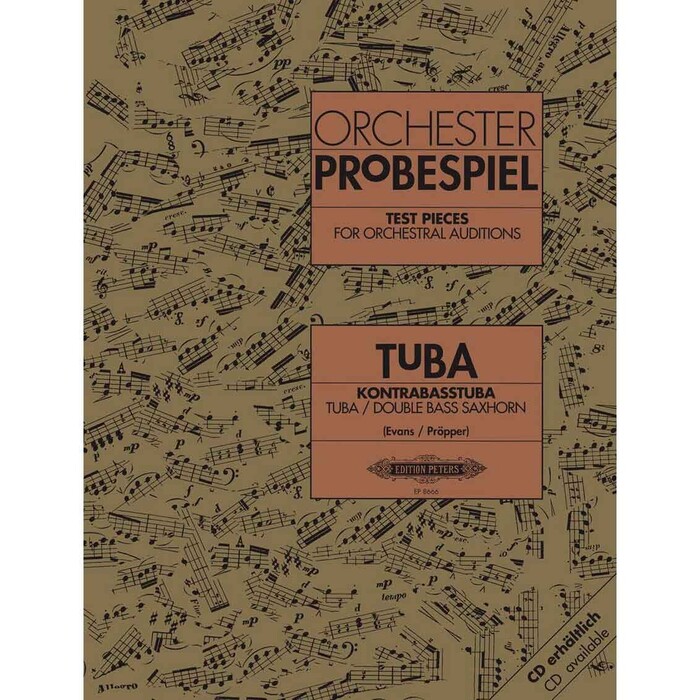 Test Pieces Tuba Edition Peters