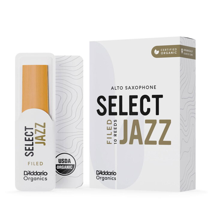 Daddario Select Jazz Filed alto sax reeds Organic