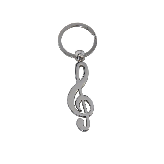 Treble-clef key chain