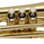 Stagg Bb Pocket Trumpet, Ml-Bore, Brass Body Material