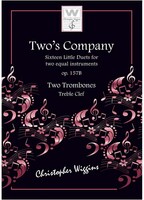 Two's Company for Two Trombones (Treble Cleff)