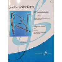 Andersen 24 grandes études opus 15 vol 1