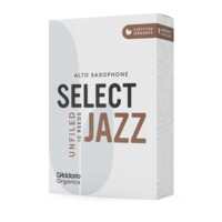 Daddario Select Jazz Unfiled alto sax reeds Organic